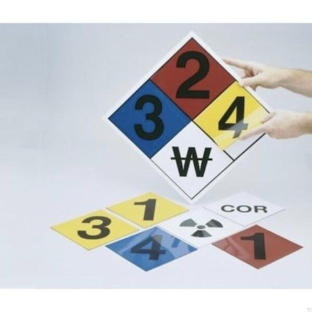 Accuform 15 in W, 15 in H, Galvanized Steel MSYMGV15